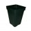 POT CARRE NOIR 20x20x26cm - 7L