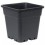 POT CARRE NOIR 30.5x30.5x30.5cm - 18L